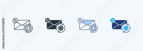 Email Sorting Multiple Style Icon