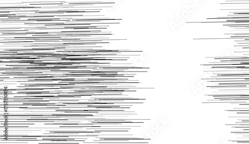 Horizontal speed lines stock illustration