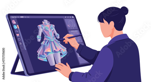 Digital Fashion Design Process Using Advanced 3D Modeling Tools