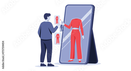 Virtual Try On Clothing Experience Using Augmented Reality Technology
