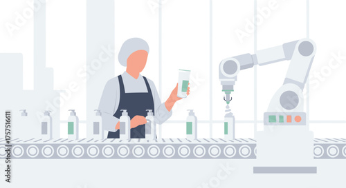 Automated Manufacturing Process for Consumer Products on an Assembly Line