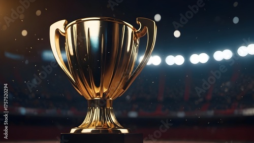 Golden Trophy Cup for Winner