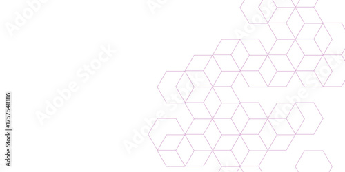 Abstract background with honeycombs seamless pattern hexagon.Modern simple style hexagonal graphic concept. vector illustration Science technology and medical concept hexagon on transparent background