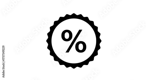 Ratio icon round black white icon 