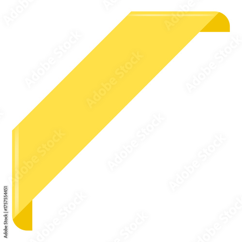 Free Download 3D Corner Tags and Labels – yellow Sale, New, Promotion, and Bestseller Ribbon Badges Isolated on White Background - GFXLoad