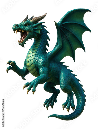 Wallpaper Mural Fiberglass dragon sculpture, striking centerpiece for a theme park entrance. Torontodigital.ca