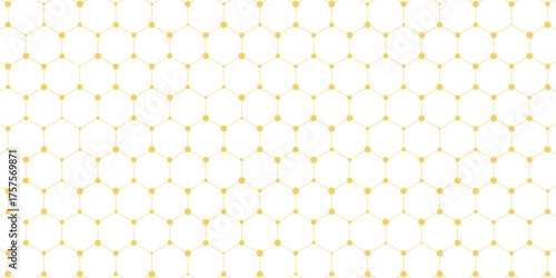 geometric hexagon minimal grid graphic pattern background