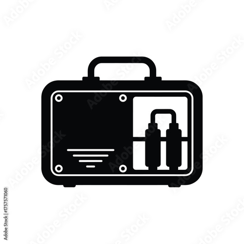 Portable air purifier or water filter device icon