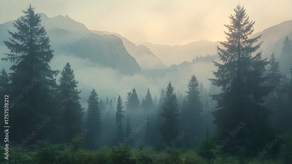 Naklejka premium Frozen Silence