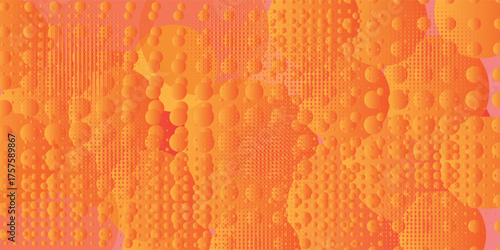 Vector 3D geometric abstract background in bright space with circle effect decoration. modern vector ilustration