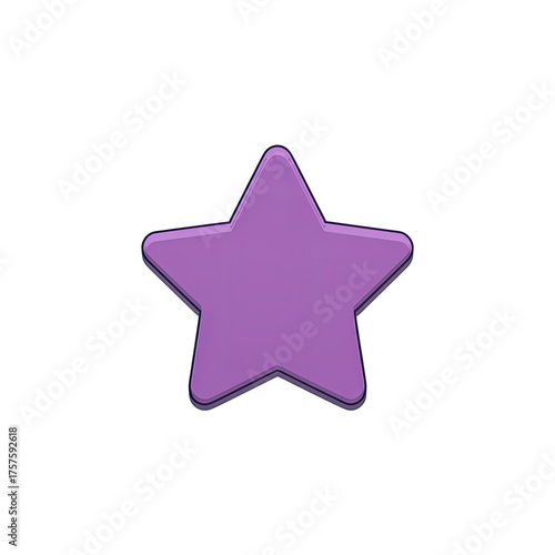 Purple star graphic