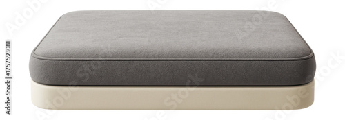 Orthopedic pet mattress with dual-layer foam for adjustable firmness in multi-pet homes.