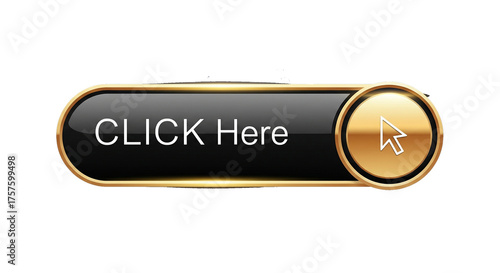 Red share button with a hand cursor pointer and arrow. Vector icon for social media engagement and website interface.