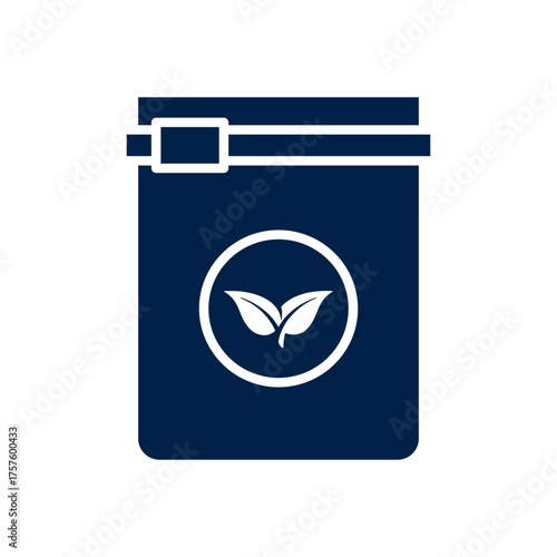Zip bag vector illustration icon