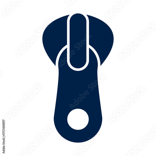 Zipper vector illustration icon