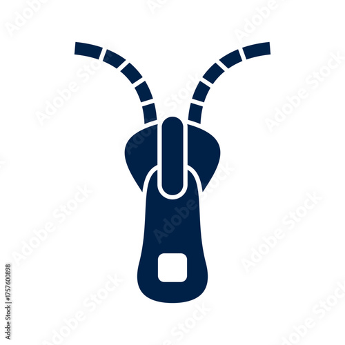 Zipper vector illustration icon
