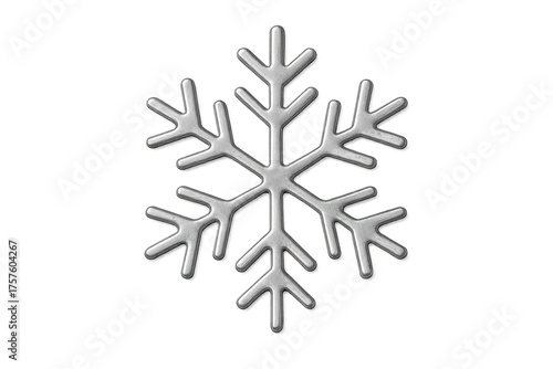 Snowflake icon representing winter frost and ice