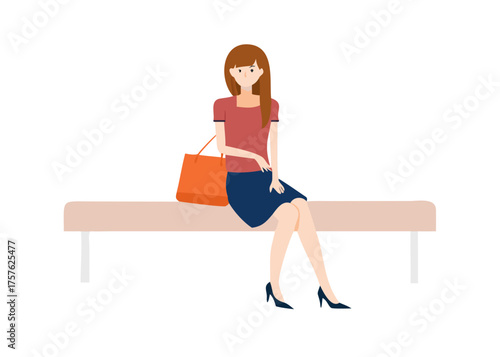 woman with shopping bags