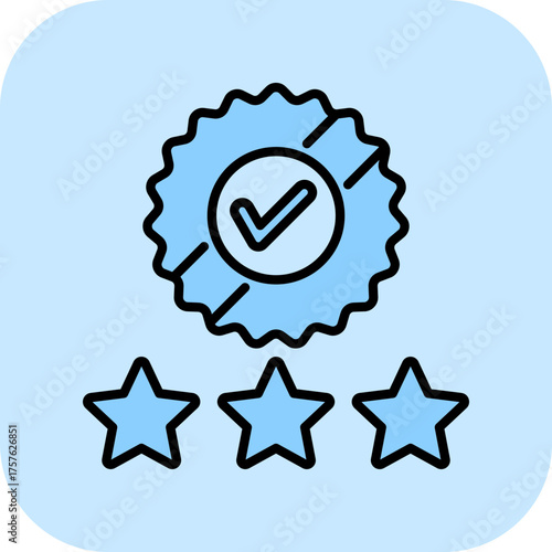 Approved process icon featuring gear symbol and checkmark representing success icon Work efficiency icon set. A minimalist vector icon set featuring gear tick symbols, perfect for technology and 