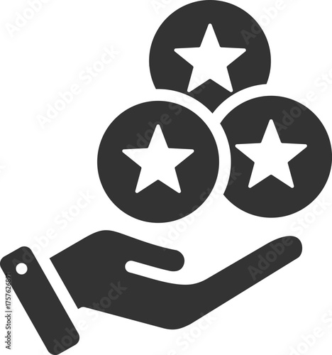 Approved process icon featuring gear symbol and checkmark representing success icon Work efficiency icon set. A minimalist vector icon set featuring gear tick symbols, perfect for technology and 