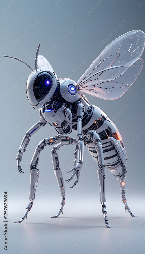 Fototapeta premium blue spider on white background