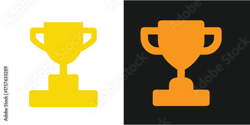 Award Trophy Achievement Winner Symbol Vector Design