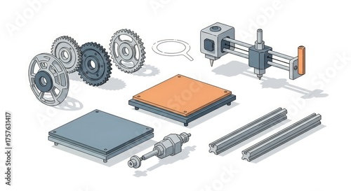 Mechanical Components and Engineering Parts for Industrial Applications.