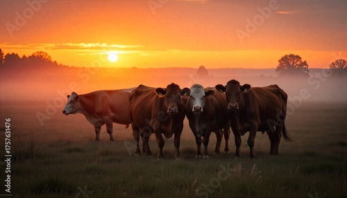 Wallpaper Mural cows in the field Torontodigital.ca