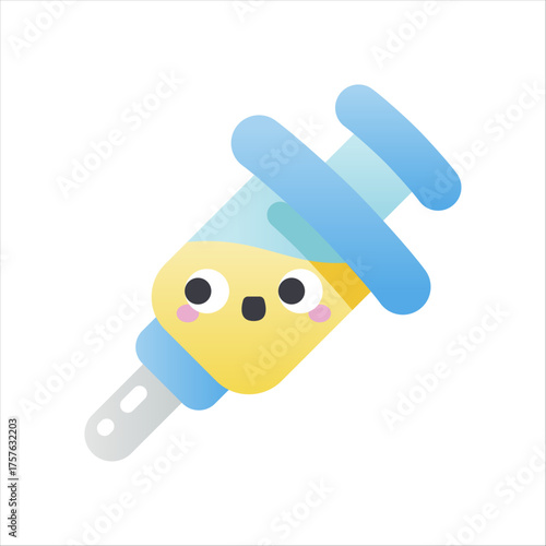 Cute Syringe/Vaccine Icon