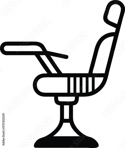 saloon chair icon