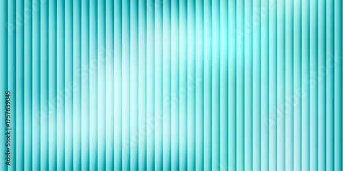 glass texture design with vertical ribbed line. minimal and texture design in sky color plet, futuristic distortion, glow and distorted glassy effect, vector illustration