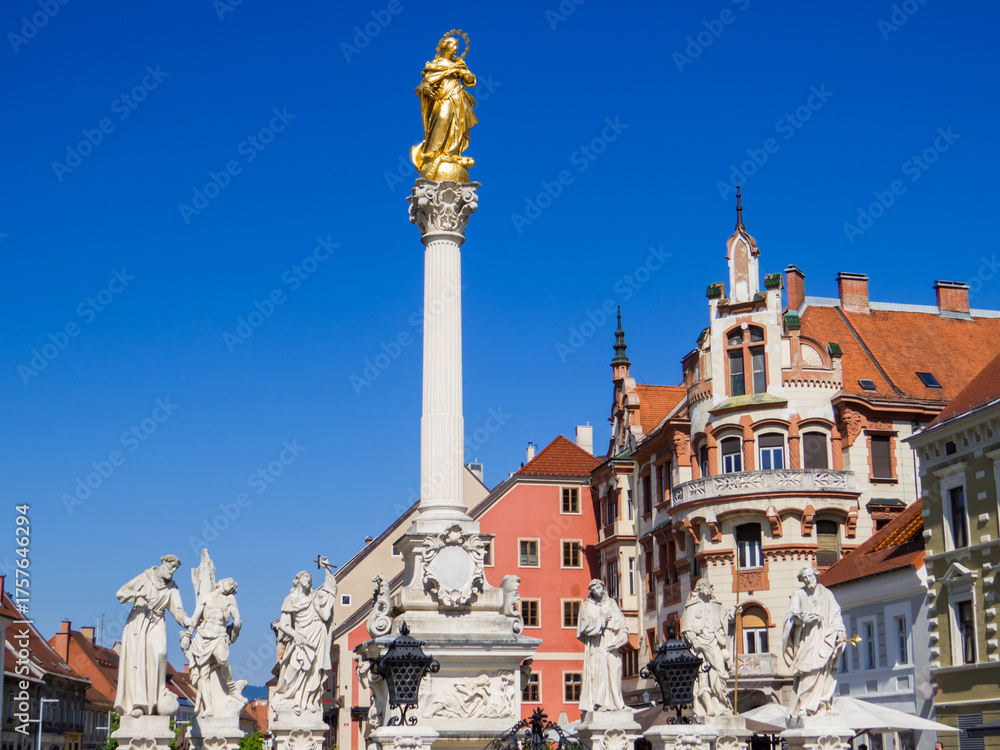 Obraz premium Plague Column, Maribor