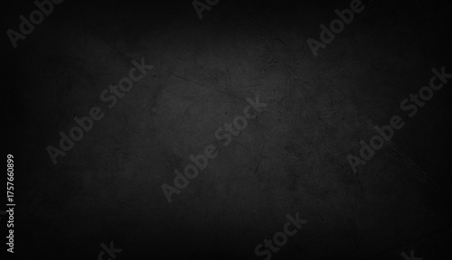 Dark grey textured concrete wall background
