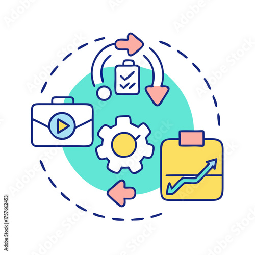 Business Process Optimization with Workflow Automation and Continuous Improvement Cycle