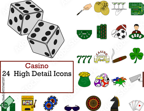 Casino Icon Set