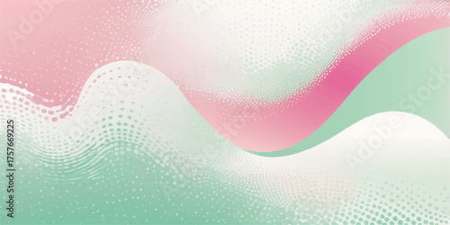Abstract colorful vector background illustration with blue and pink waves and lines for design and web wallpaper