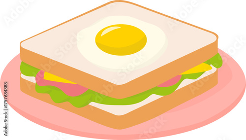 fried egg on toast