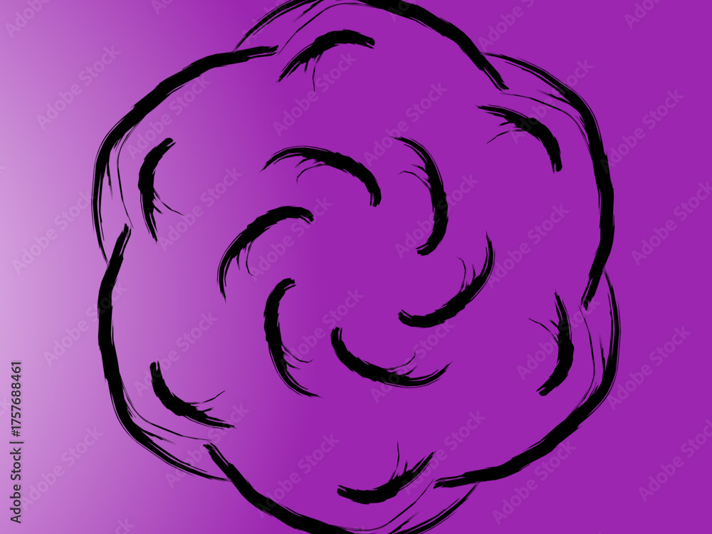 Fototapeta premium abstract pink rose