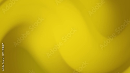 Bright yellow abstract animated background with smooth light waves and soft gradient motion. Ideal for video overlays, presentations, and modern digital designs.