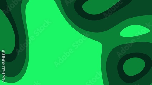 Bright green glowing abstract background animation featuring smooth movement and light transitions. Great for digital art, video overlays, and futuristic designs.