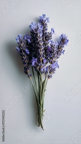 Lavender Bouquet Wrapped in Burlap Showcasing Natural Beauty and Elegance