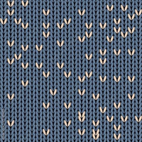 Knitted background pattern wallpaper knitting decorative print handmade textile knitting handiwork	
