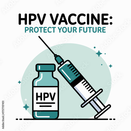 HPV Vaccine Protect Your Future Awareness Graphic