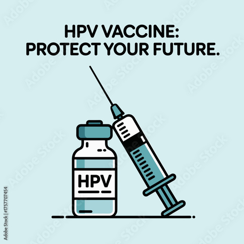HPV Vaccine Protect Your Future Awareness Graphic
