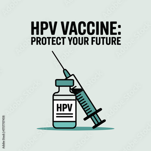 HPV Vaccine Protect Your Future Awareness Graphic
