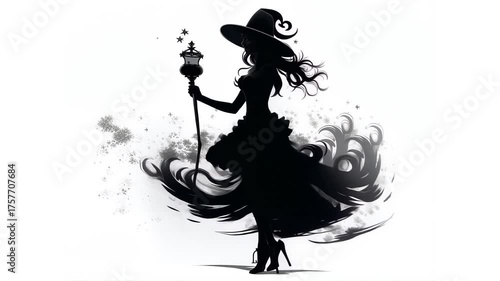 Dancing Witch silhouette