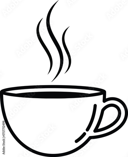 Hot Chocolate Cup Vector Illustration