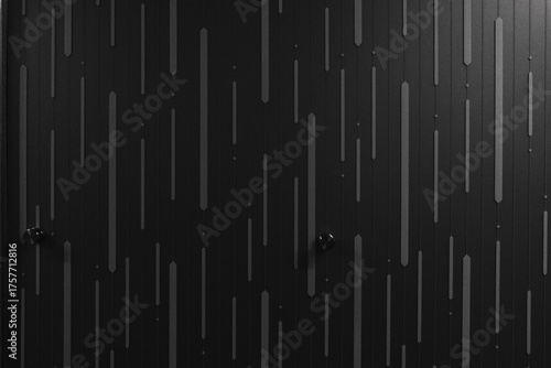 Pattern of irregular lines with dots on black background