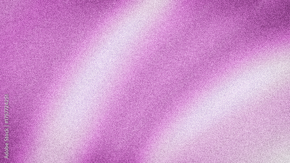Fototapeta premium Vibrant 4K abstract grainy background with a glowing gradient of shimmering magenta-pink, soft purple, and luminous white, ideal for feminine designs