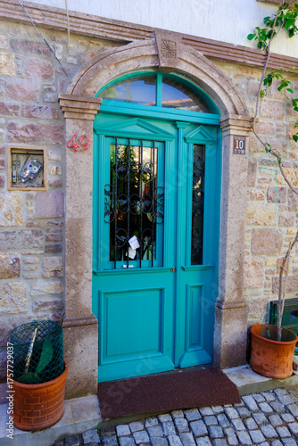 Colorful decorative doors o...